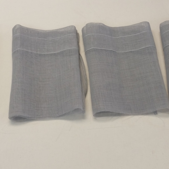 Curtains/ valance set of 4 new - Picture 6 of 6